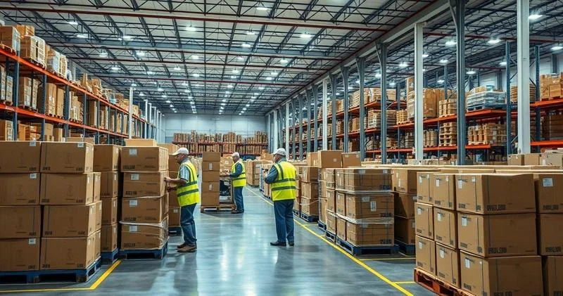 Logística de entrega de mercadorias